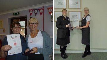 Colleagues awarded at Stevenage care home